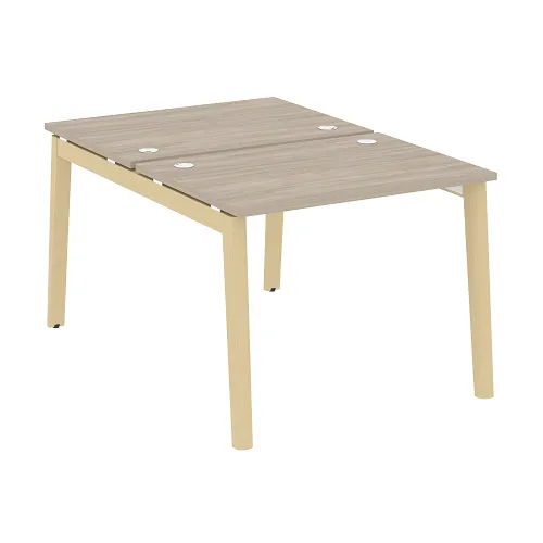 Стол рабочий на 2 рабочих места OW.D.RS-2.1.7, опоры - массив дерева Onix Wood - фото 11