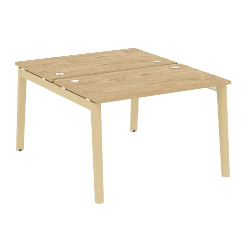 Стол рабочий на 2 рабочих места OW.D.RS-2.2.7, опоры - массив дерева Onix Wood - фото 11