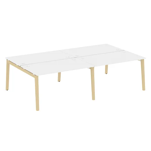 Бенч-система на 4 рабочих места OW.D.RS-4.3.8, опоры - массив дерева Onix Wood - фото 7