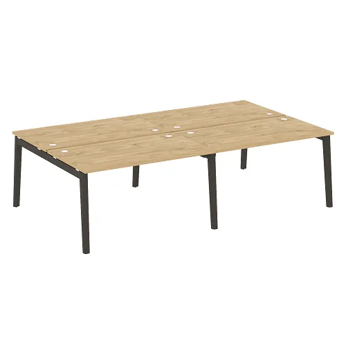 Бенч-система на 4 рабочих места OW.D.RS-4.3.8, опоры - массив дерева Onix Wood - фото 11