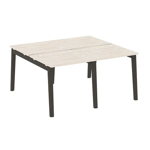 Бенч-система на 4 рабочих места OW.D.RS-4.0.7, опоры - массив дерева Onix Wood - фото 7