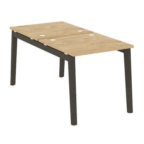 Стол рабочий на 2 рабочих места OW.D.RS-2.0.8, опоры - массив дерева Onix Wood - фото 7