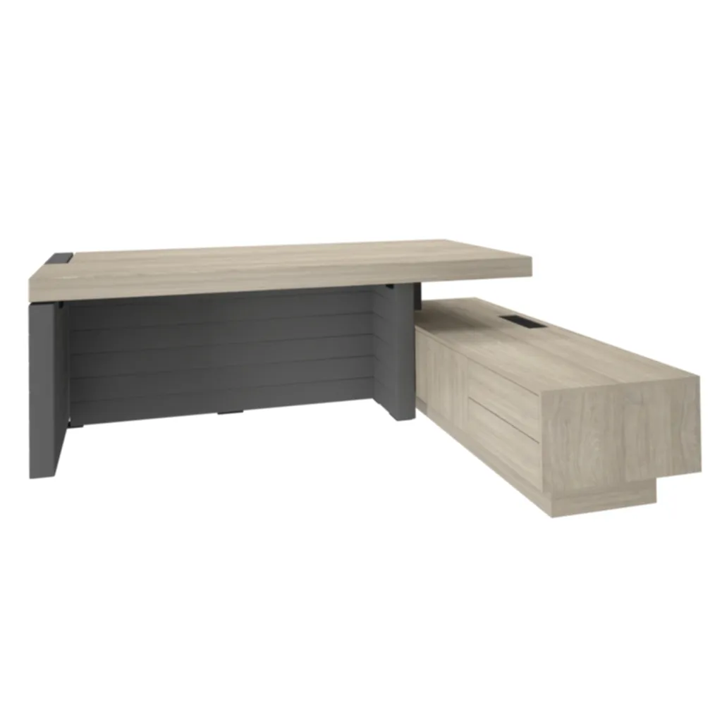 Стол с тумбой с закрытой фронт. панелью лев/прав  Jera 159927 - фото 1