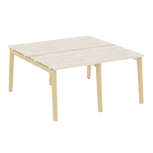 Бенч-система на 4 рабочих места OW.D.RS-4.0.8, опоры - массив дерева Onix Wood - фото 9