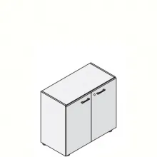 Шкаф низкий 155363 Delta Evo