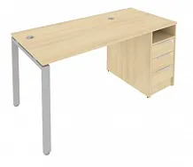 Рабочая станция с опорной тумбой Б.РС-СТП -1.2 METAL SYSTEM STYLE - фото 2