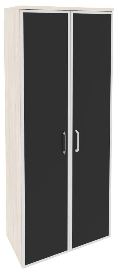 Шкаф высокий широкий O.ST-1.10R white/black/mate ONIX DIRECT - фото 3