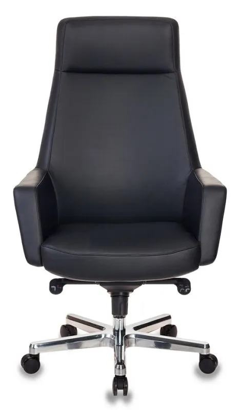 Кресло для руководителя Бюрократ Antonio/BLACK Кожа черная - фото 2