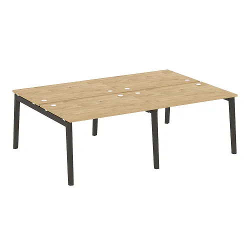Бенч-система на 4 рабочих места OW.D.RS-4.2.8, опоры - массив дерева Onix Wood - фото 11