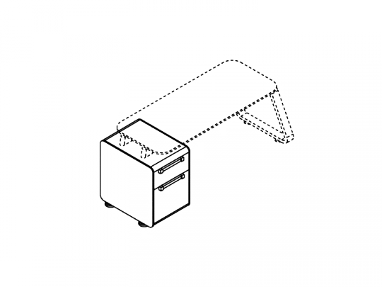 Тумба опорная 170087 Seventies - фото 1