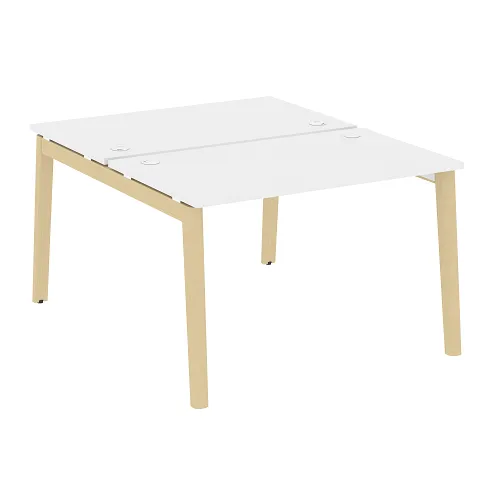 Стол рабочий на 2 рабочих места OW.D.RS-2.2.7, опоры - массив дерева Onix Wood - фото 10