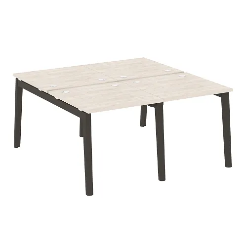 Бенч-система на 4 рабочих места OW.D.RS-4.0.8, опоры - массив дерева Onix Wood - фото 7