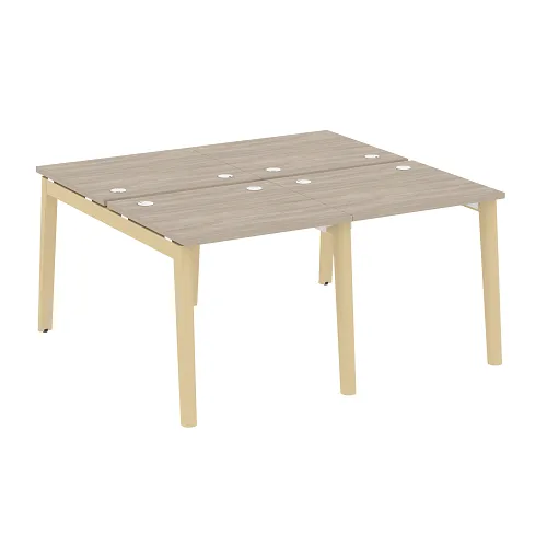 Бенч-система на 4 рабочих места OW.D.RS-4.0.7, опоры - массив дерева Onix Wood - фото 12