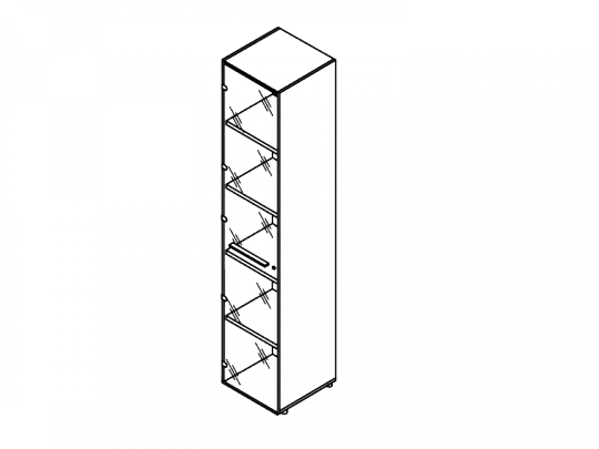 Шкаф левый 118492 Eos - фото 1