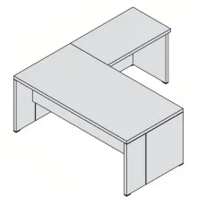 Стол угловой DX 155232 Delta Evo - фото 2