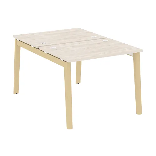 Стол рабочий на 2 рабочих места OW.D.RS-2.1.7, опоры - массив дерева Onix Wood - фото 8