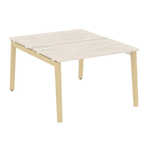 Стол рабочий на 2 рабочих места OW.D.RS-2.2.7, опоры - массив дерева Onix Wood - фото 9