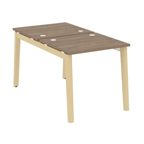 Стол рабочий на 2 рабочих места OW.D.RS-2.0.7 , опоры - массив дерева Onix Wood - фото 9