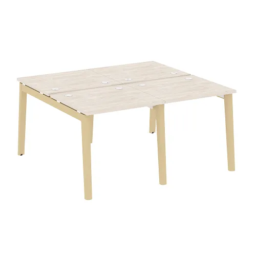 Бенч-система на 4 рабочих места OW.D.RS-4.0.7, опоры - массив дерева Onix Wood - фото 10