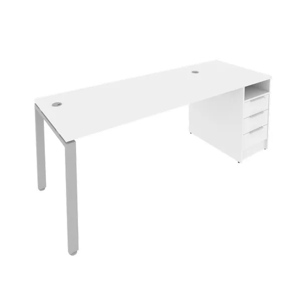 Рабочая станция с опорной тумбой Б.РС-СТП -1.4 METAL SYSTEM STYLE - фото 5