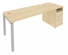 Рабочая станция с опорной тумбой Б.РС-СТП -1.4 METAL SYSTEM STYLE - фото 2