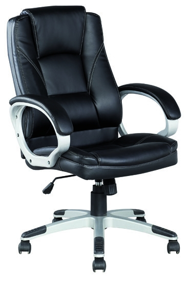 Кресло для руководителя College BX-3177/Black Кожа PU черная - фото 2