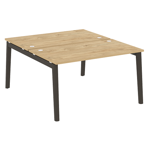 Стол рабочий на 2 рабочих места OW.D.RS-2.3.8, опоры - массив дерева Onix Wood - фото 8