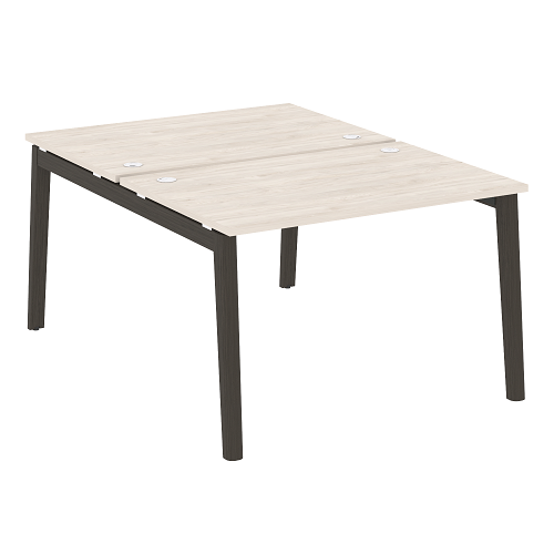 Стол рабочий на 2 рабочих места OW.D.RS-2.2.8 , опоры - массив дерева Onix Wood - фото 8