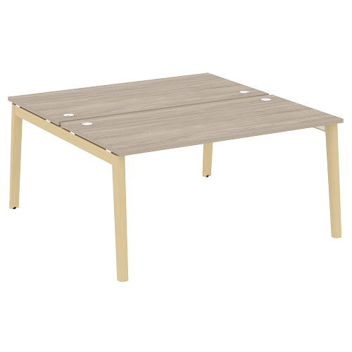Стол рабочий на 2 рабочих места OW.D.RS-2.4.8, опоры - массив дерева Onix Wood - фото 11