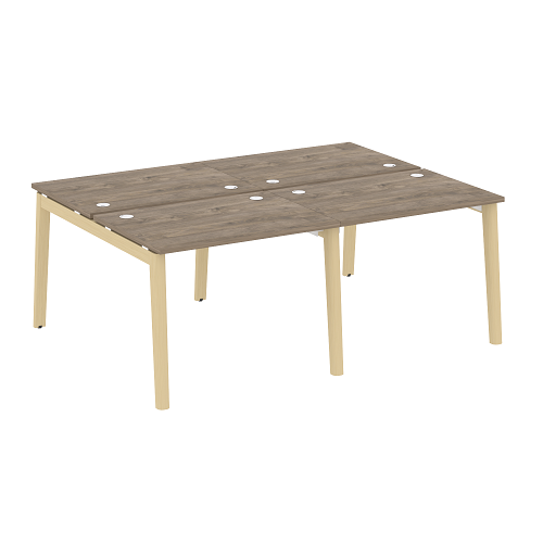 Бенч-система на 4 рабочих места OW.D.RS-4.1.7, опоры - массив дерева Onix Wood - фото 9
