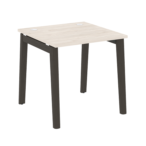 Стол рабочий с 2-мя кабель-каналами и опорами из массива дерева OW.SP-0.8 Onix Wood - фото 13
