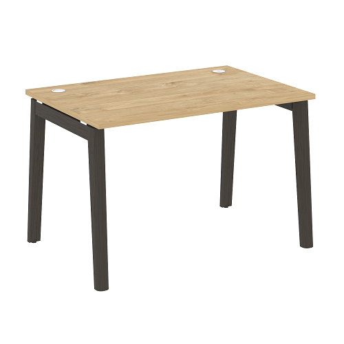 Стол рабочий с 2-мя кабель-каналами и опорами из массива дерева OW.SP-2.8 Onix Wood - фото 6
