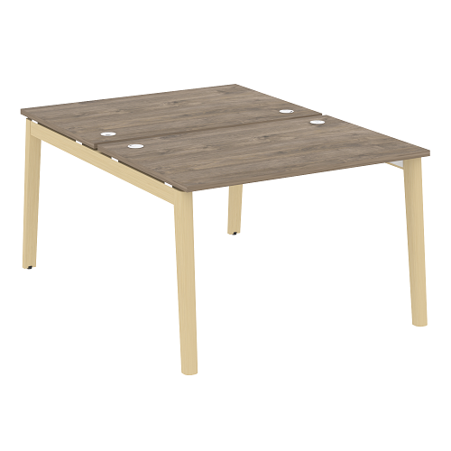 Стол рабочий на 2 рабочих места OW.D.RS-2.2.8 , опоры - массив дерева Onix Wood - фото 7