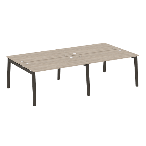 Бенч-система на 4 рабочих места OW.D.RS-4.3.7, опоры - массив дерева Onix Wood - фото 7