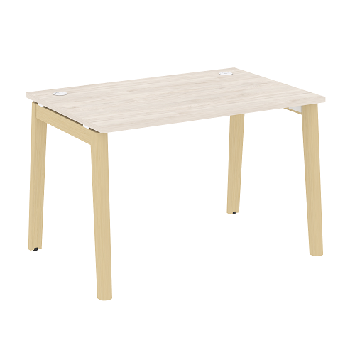 Стол рабочий с 2-мя кабель-каналами и опорами из массива дерева OW.SP-2.8 Onix Wood - фото 11