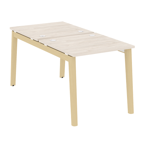 Стол рабочий на 2 рабочих места OW.D.RS-2.0.8, опоры - массив дерева Onix Wood - фото 12