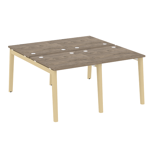 Бенч-система на 4 рабочих места OW.D.RS-4.0.8, опоры - массив дерева Onix Wood - фото 11