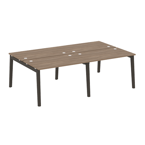 Бенч-система на 4 рабочих места OW.D.RS-4.2.7, опоры - массив дерева Onix Wood - фото 7