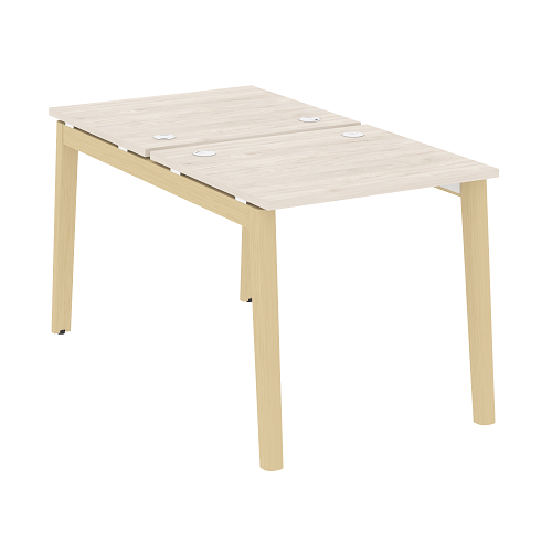 Стол рабочий на 2 рабочих места OW.D.RS-2.0.7 , опоры - массив дерева Onix Wood - фото 8