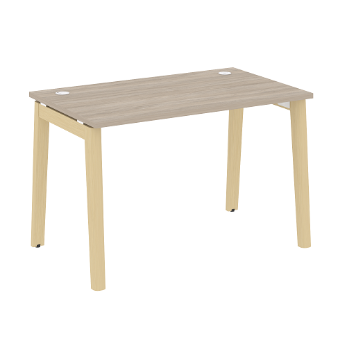 Стол рабочий с 2-мя кабель-каналами и опорами из массива дерева OW.SP-2.7 Onix Wood - фото 8