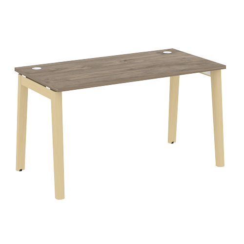 Стол рабочий с 2-мя кабель-каналами и опорами из массива дерева OW.SP-3.7 Onix Wood - фото 13