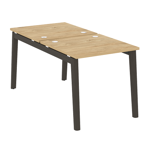 Стол рабочий на 2 рабочих места OW.D.RS-2.0.8, опоры - массив дерева Onix Wood - фото 7