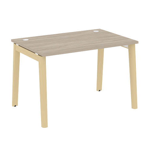 Стол рабочий с 2-мя кабель-каналами и опорами из массива дерева OW.SP-2.8 Onix Wood - фото 10
