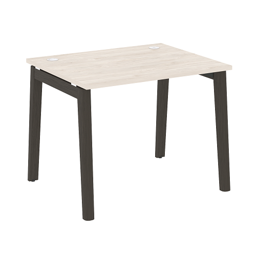Стол рабочий с 2-мя кабель-каналами и опорами из массива дерева OW.SP-1.8 Onix Wood - фото 7