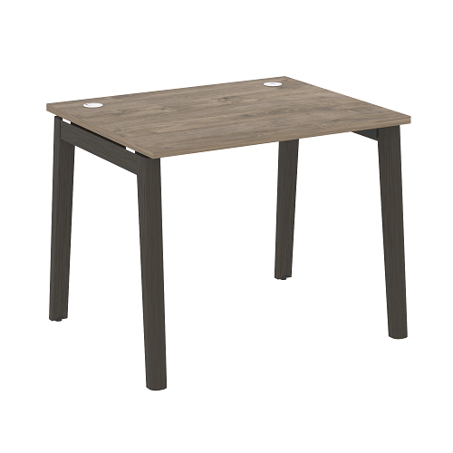 Стол рабочий с 2-мя кабель-каналами и опорами из массива дерева OW.SP-1.8 Onix Wood - фото 6