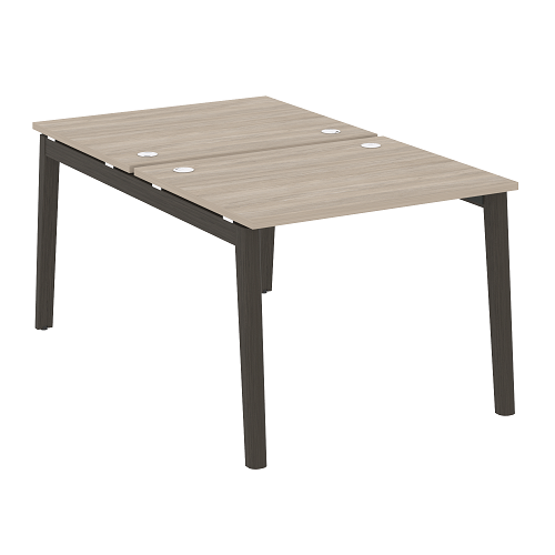 Стол рабочий на 2 рабочих места OW.D.RS-2.1.8 , опоры - массив дерева Onix Wood - фото 6
