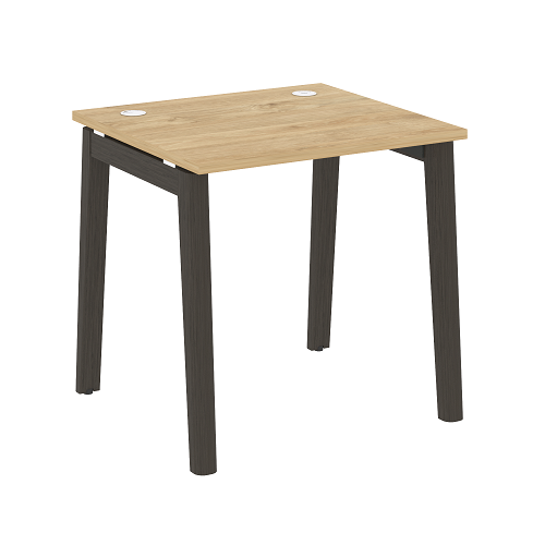 Стол рабочий с 2-мя кабель-каналами и опорами из массива дерева OW.SP-0.7 Onix Wood - фото 12