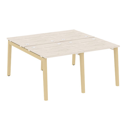 Бенч-система на 4 рабочих места OW.D.RS-4.0.8, опоры - массив дерева Onix Wood - фото 9