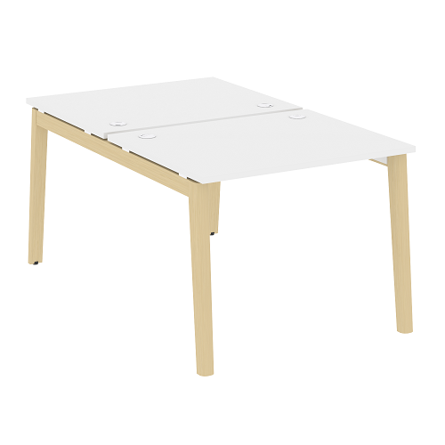 Стол рабочий на 2 рабочих места OW.D.RS-2.1.8 , опоры - массив дерева Onix Wood - фото 8