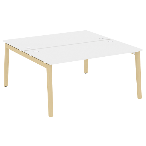 Стол рабочий на 2 рабочих места OW.D.RS-2.4.8, опоры - массив дерева Onix Wood - фото 10
